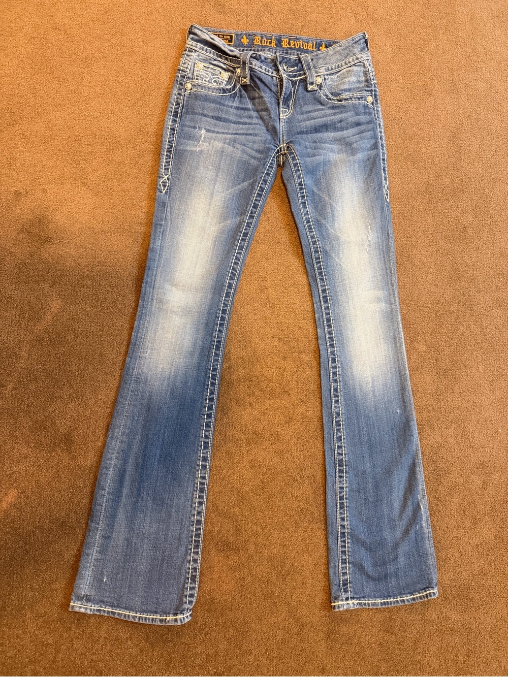 Rock Revival Women's Blue Bootcut Jeans size 26